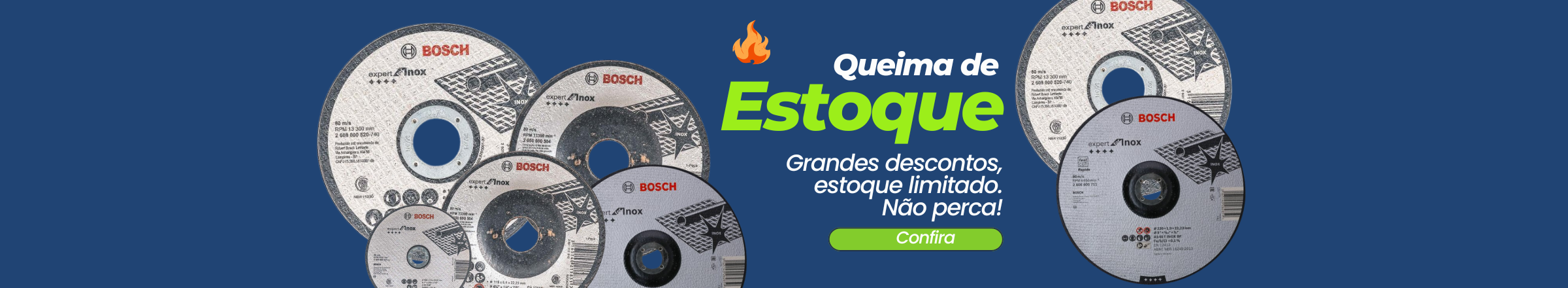 Queima de Estoque Abrasivos