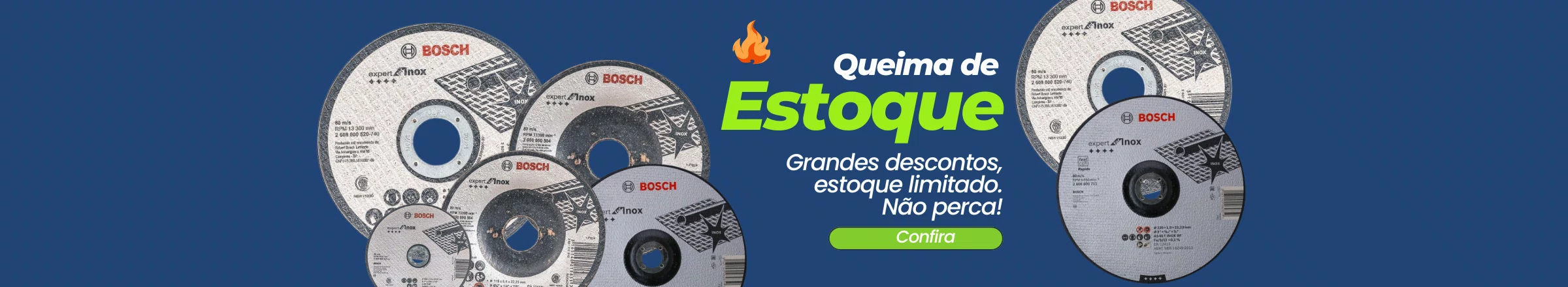 Queima de Estoque Abrasivos