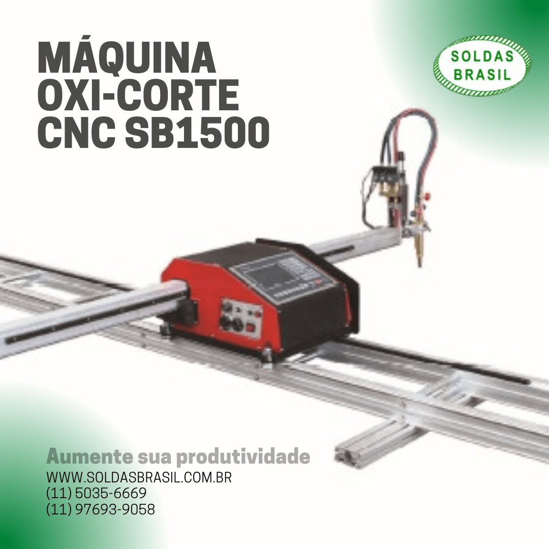 Máquina Oxi-Corte CNC Mesa de Corte SB-1500