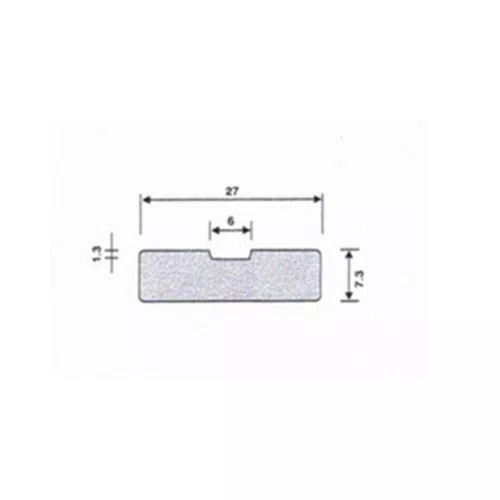 BACKING DE CERAMICA WT-404 - RETANGULAR 06 Caixa com 18 Metros