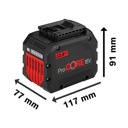 Bateria de Íons de Lítio ProCORE Bosch 18V 12,0Ah