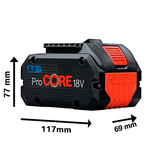 Bateria de Íons de Lítio ProCORE Bosch 18V 8,0Ah