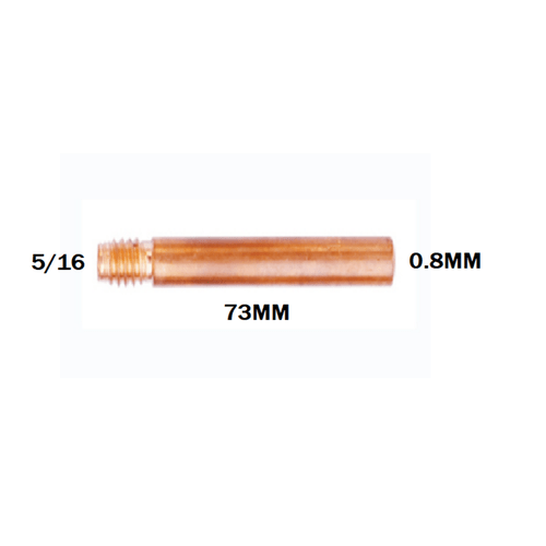 Bico de Contato para Tocha MIG E-CU 0.8MM -5/16X73MM REF. SB040