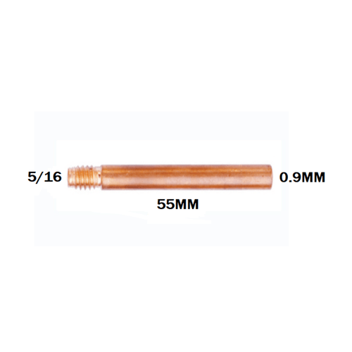 Bico de Contato para Tocha MIG E-CU 0.9MM -5/16X55MM REF. SB051