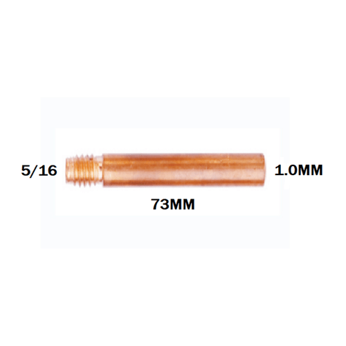 Bico de Contato para Tocha MIG E-CU 1.0MM -5/16X73MM REF. SB042