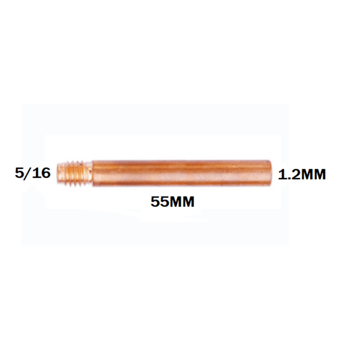 Bico de Contato para Tocha MIG E-CU 1.2MM -5/16X55MM REF. SB053