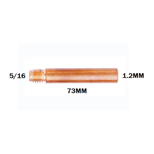 Bico de Contato para Tocha MIG E-CU 1.2MM -5/16X73MM REF. SB043