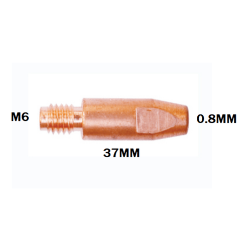 Bico de Contato para Tocha MIG / MAG 0.8MM -M6X37MM REF. SB020