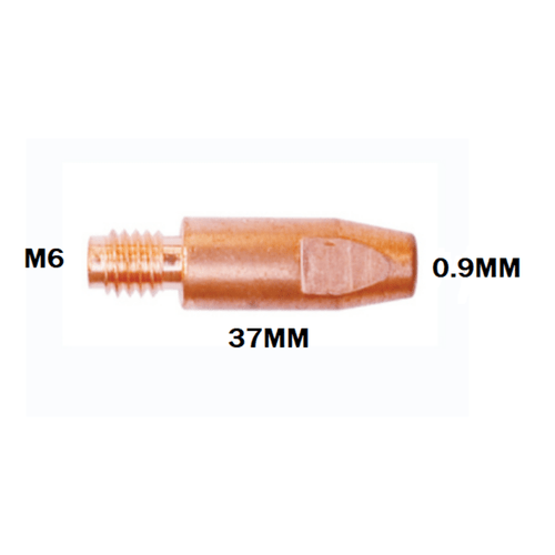 Bico de Contato para Tocha MIG / MAG 0.9MM -M6X37MM REF. SB021