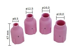 Bocal de Cerâmica TIG 57N75 TIG GR.6