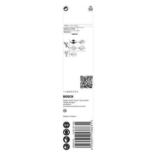 Broca Bosch EXPERT HEX-9 Multiconstruction Ø4x45x90mm