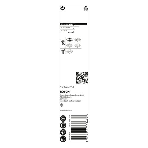 Broca Bosch EXPERT HEX-9 Multiconstruction Ø6x60x100 mm