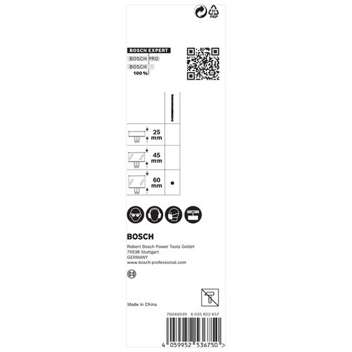 Broca guia para serra copo Bosch EXPERT PowerChange Plus TCT Ø 8,5x105 mm