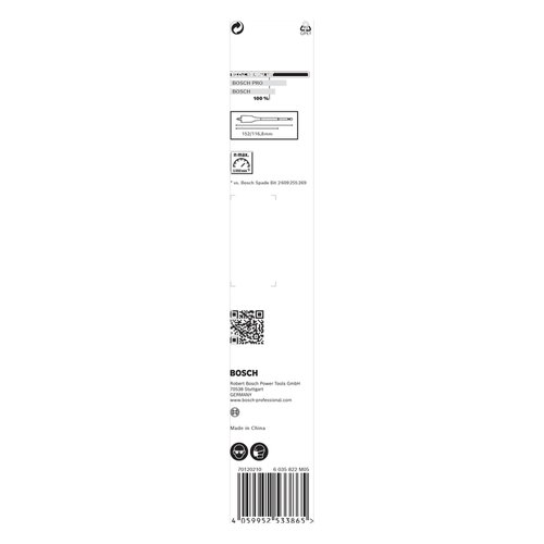 Broca para madeira Bosch EXPERT Self Cut Speed 12 x 152mm