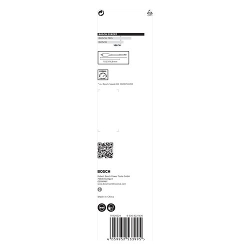 Broca para madeira Bosch EXPERT Self Cut Speed 30 x 152mm