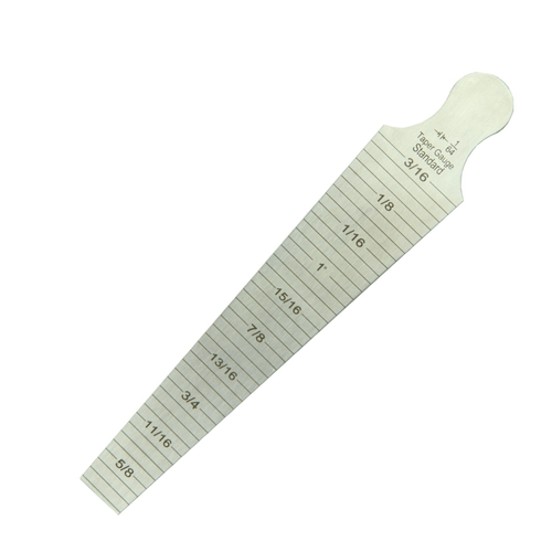 Calibrador Afilado (Espacamento) 15 - 30mm Aço Inoxidável