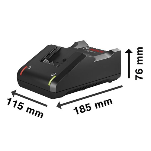 Carregador de baterias rápido Bosch GAL 18V-40 Bivolt 18V 4Ah