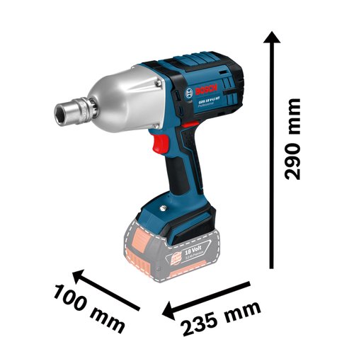 Chave de impacto a bateria Bosch GDS 18V-LI, 18V, SB