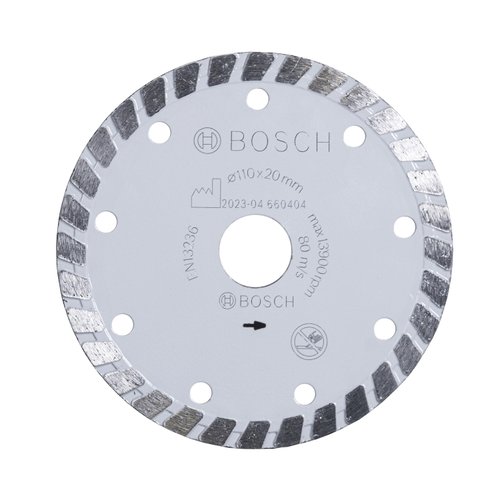 Disco Diamantado Bosch MultiMaterial Turbo 110x20/16x8mm
