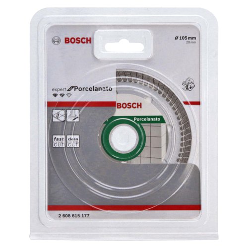 Discos diamantado Bosch Expert for Porcelanato Turbo 105x20x1,4x8mm, 1 peça