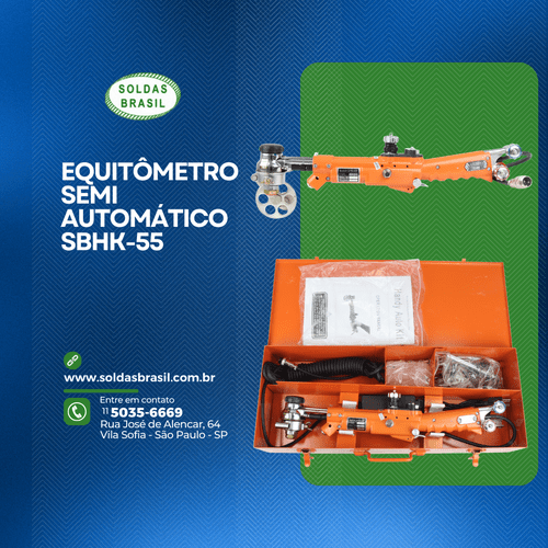 Equitômetro Semi Automático SBHK-55 Esp Corte 5-100mm 220V