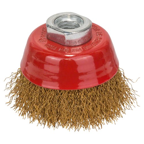 Escova de aço copo Bosch arame ondulado 70mm