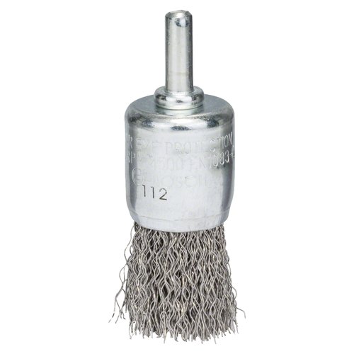 Escova de aço pincel Bosch para furadeira arame ondulado inox 25mm