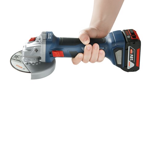 Esmerilhadeira à bateria Bosch GWS 180-LI Brushless 18V SB