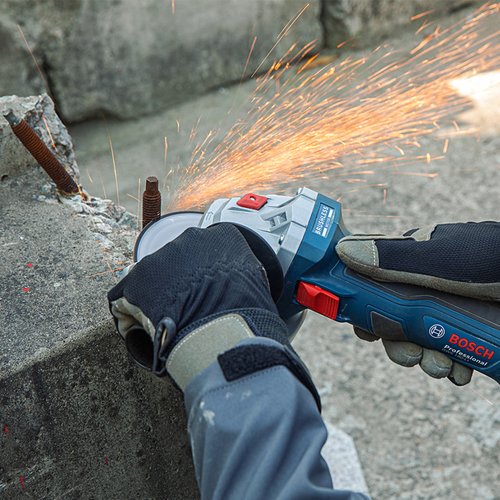 Esmerilhadeira à bateria Bosch GWS 180-LI Brushless 18V SB