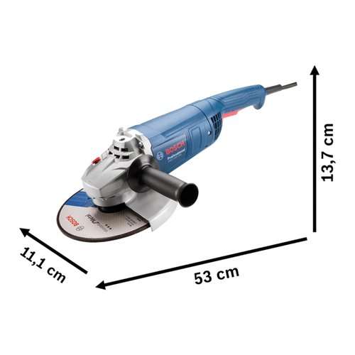 Esmerilhadeira Angular Bosch GWS 2200-230 VULCANO 2200W 220V