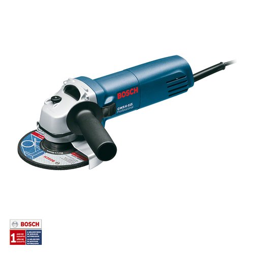 Esmerilhadeira angular de 4 1/2" Bosch GWS 6-115 670W 220V