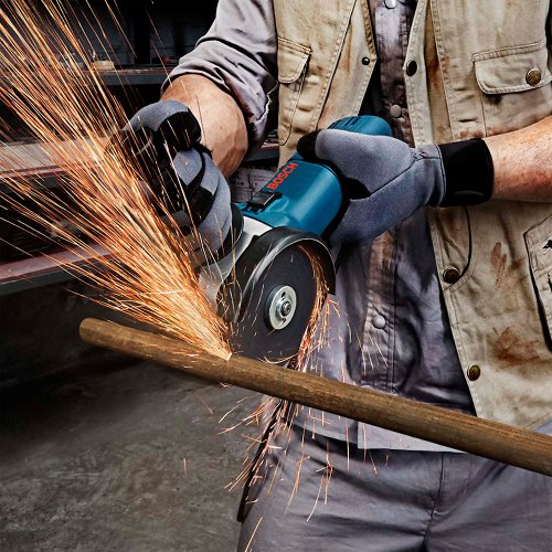 Esmerilhadeira angular de 4 1/2" Bosch GWS 6-115 670W 220V