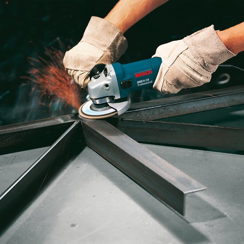 Esmerilhadeira angular de 4 1/2" Bosch GWS 6-115 670W 220V