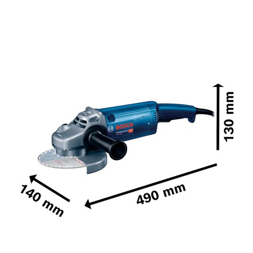 Esmerilhadeira angular de 7" Bosch GWS 20-180 2000W 220V