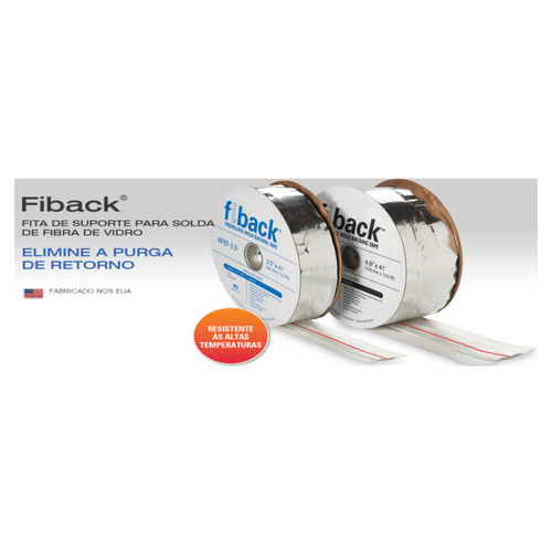 Fiback Fita Backing Soldas 102MM X 25M AFBT-4.0 -200AMP Aquasol