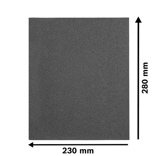 Folha de lixa Bosch Black for Stone; 230x280mm G120