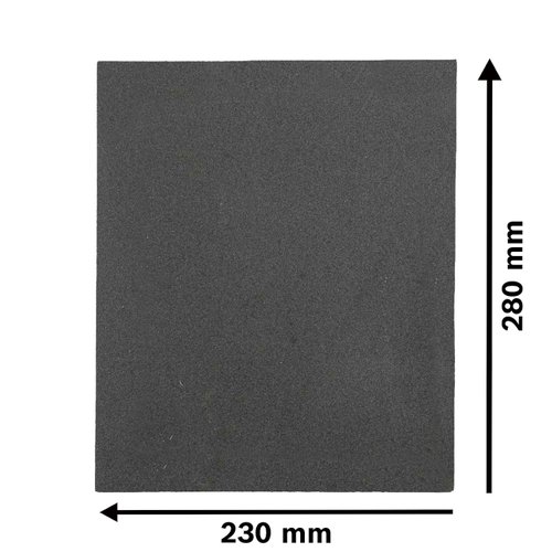 Folha de lixa Bosch Black for Stone; 230x280mm G180