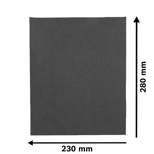 Folha de lixa Bosch Black for Stone; 230x280mm G400