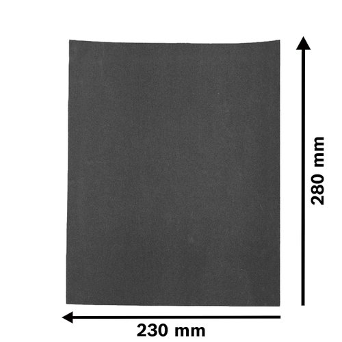 Folha de lixa Bosch Black for Stone; 230x280mm G500