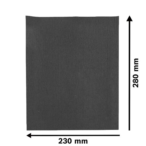 Folha de lixa Bosch Black for Stone; 230x280mm G600