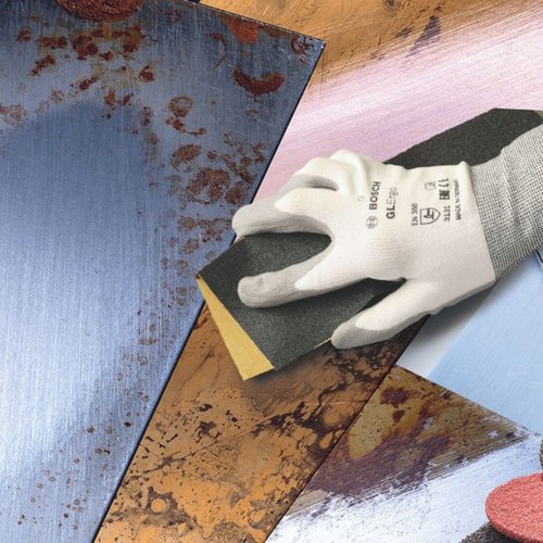 Folha de lixa Bosch Blue for Metal; 230x280mm G180