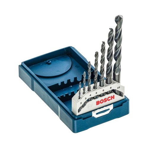 Jogo de brocas metal Bosch Mini X-Line 2-10mm 7 peças