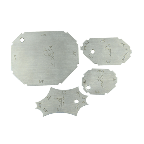 Kit Calibre de Solda Filete Bolso com 4 Peças SB-21PFGB