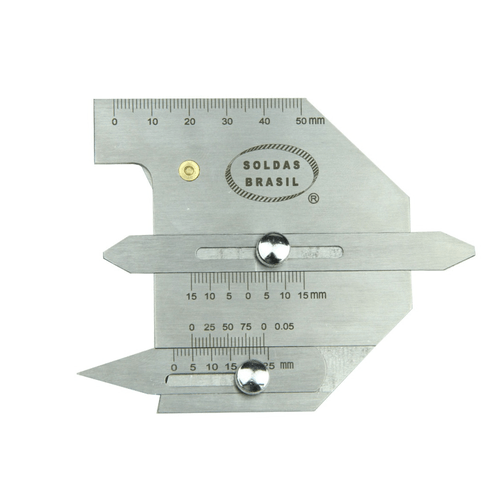 Kit de Calibres de Soldagem com 16 Peças SB-01 com Maleta