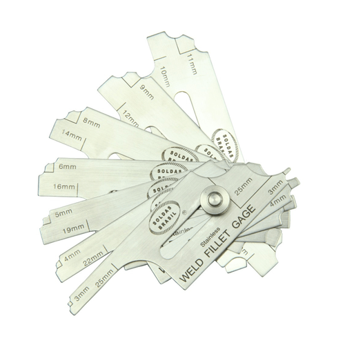 Kit de Calibres de Soldagem com 7 Peças SB-03 Com Maleta