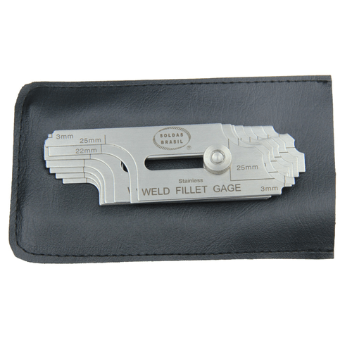 Kit de Calibres de Soldagem com 7 Peças SB-09FGB Aço Inoxidável