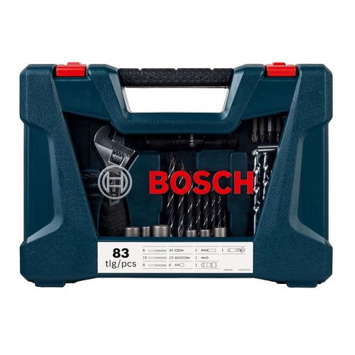 Kit de pontas e brocas em Titânio Bosch V-Line 83 peças