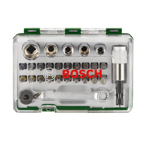 Kit de pontas e soquetes para parafusar Bosch com 27 peças