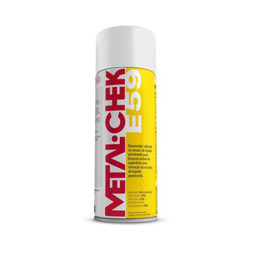 Kit Penetrante Visível Metal-chek Removedor E-59 Liquido Penetrante VP-30 Revelador D-70