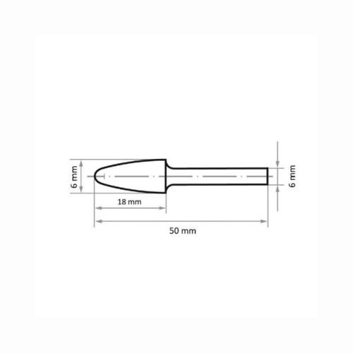 Lima Rotativa Fresa Árvore RBF 0618.06 - Diâmetro 06mm Lukas